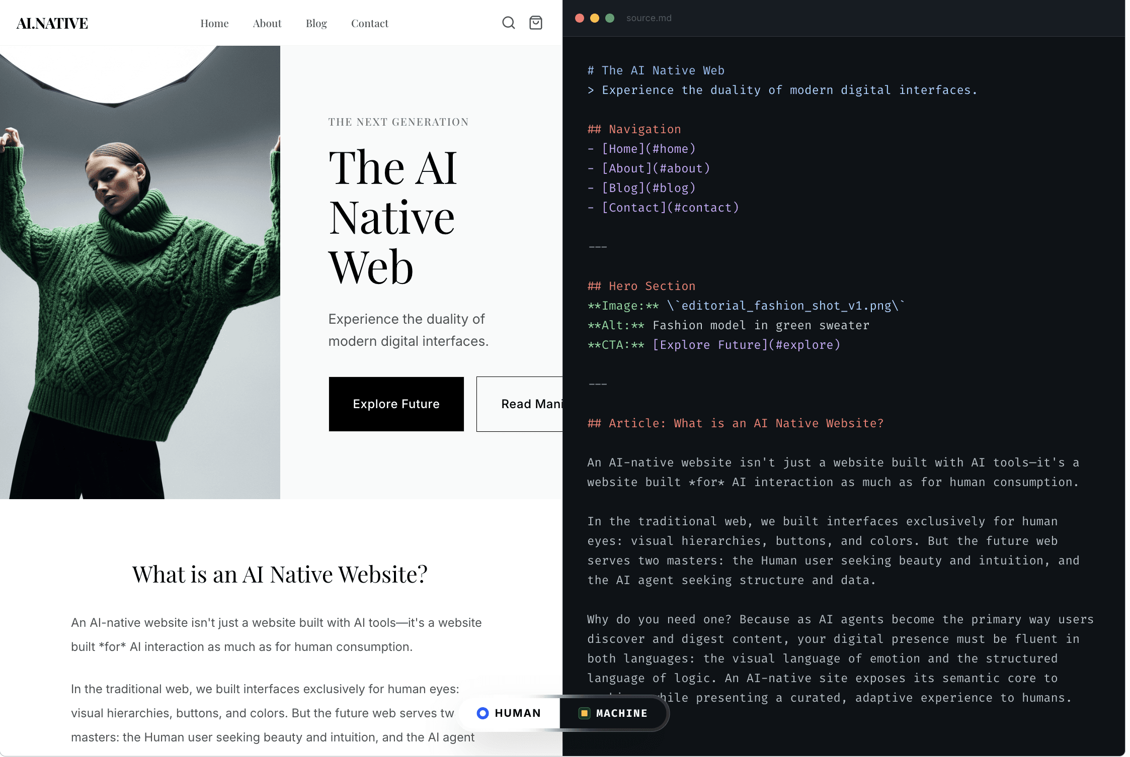 What is an AI-native website and why do you need one?