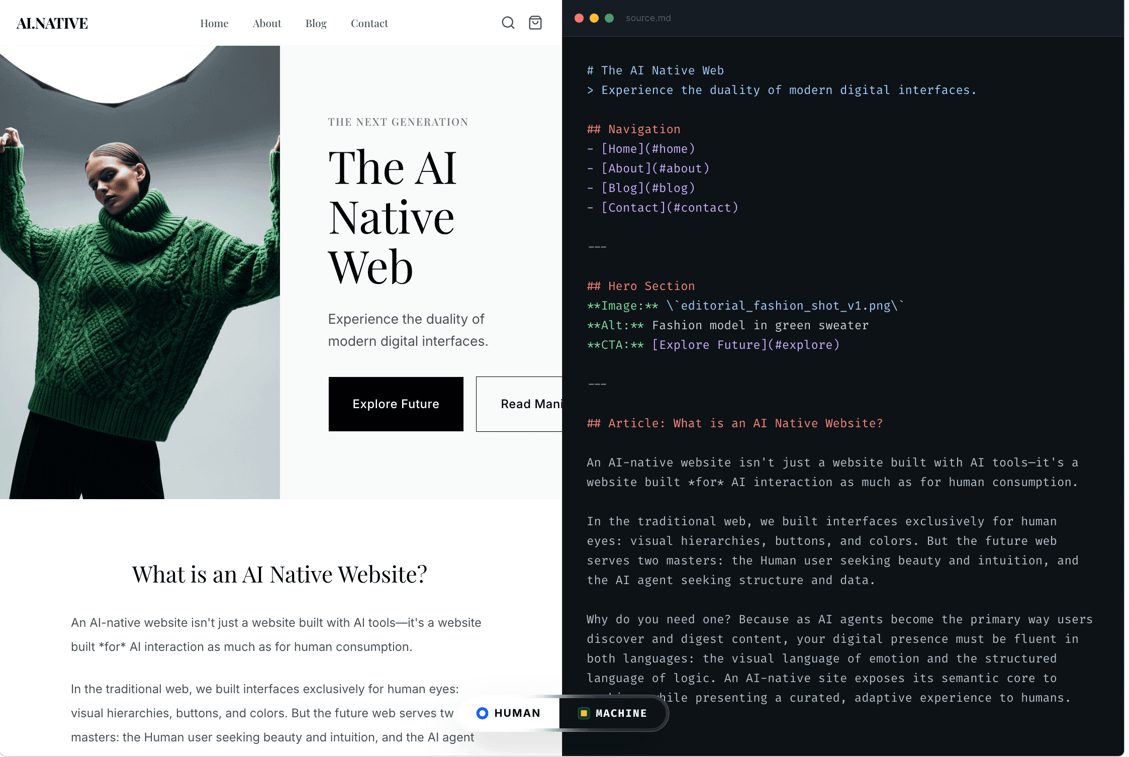 What is an AI-native website and why do you need one?
