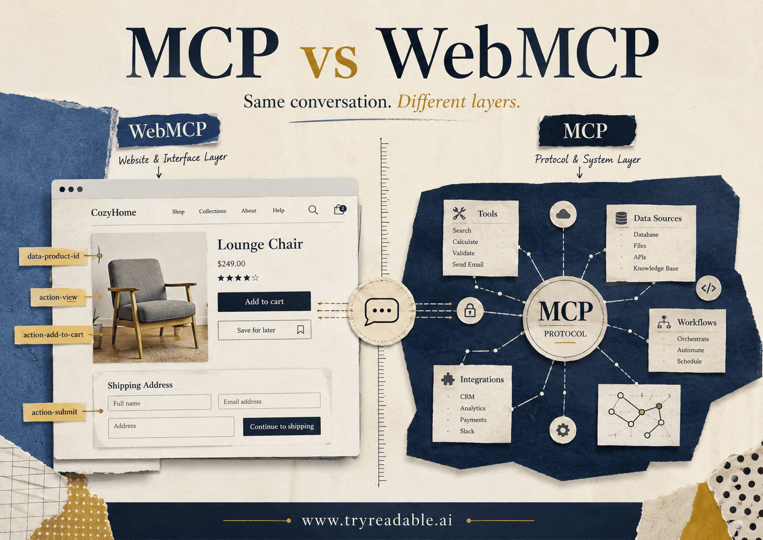 WebMCP vs MCP Differences